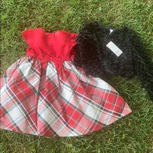 Gymboree dress and cardigan